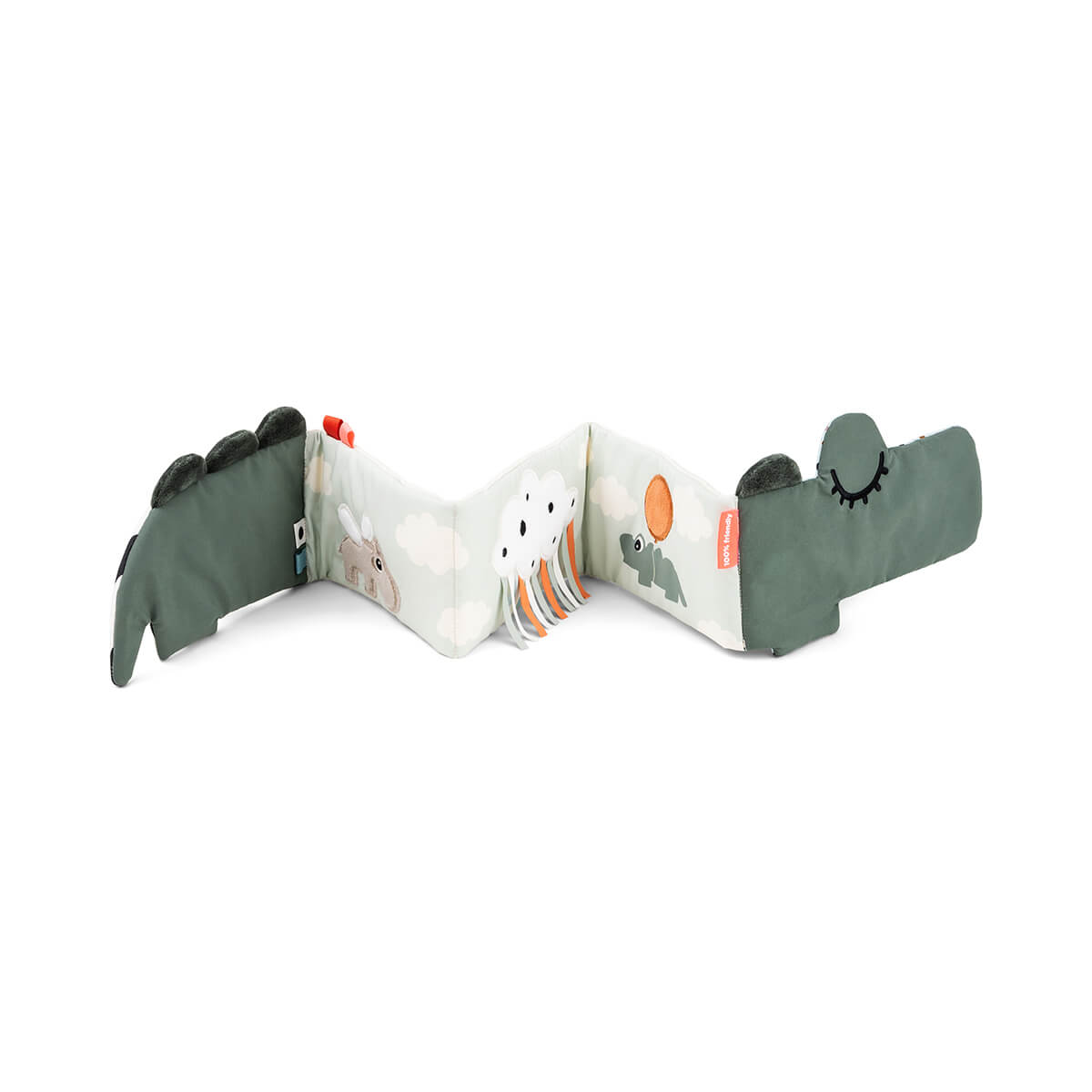 Done by Deer – Fold-out soft book Croco Green (4835733) v:1704001 Done by Deer – Fold-out soft book Croco Green (4835733) v:1704001