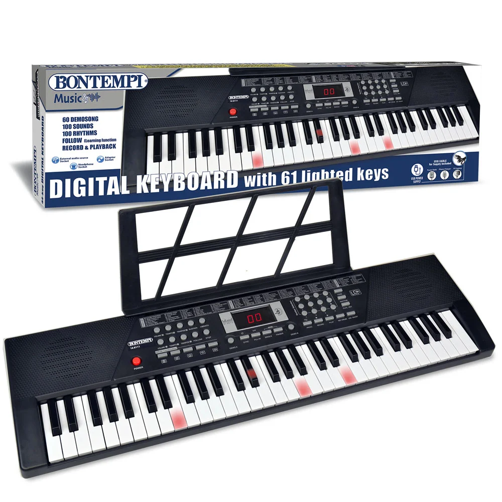 Bontempi – Digital Keyboard – 84x25x10 cm – Gratis frakt v:9698772