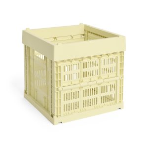 HAY – Colour Crate Cube Oppbevaringsboks (Lysegul) – Yellow v:2334407