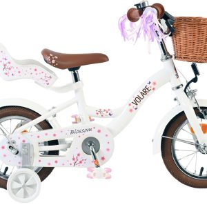 Volare – Children's Bicycle 12" – Blossom White (51296) – Gratis frakt v:6103705 Volare – Children's Bicycle 12" – Blossom White (51296) – Gratis frakt v:6103705