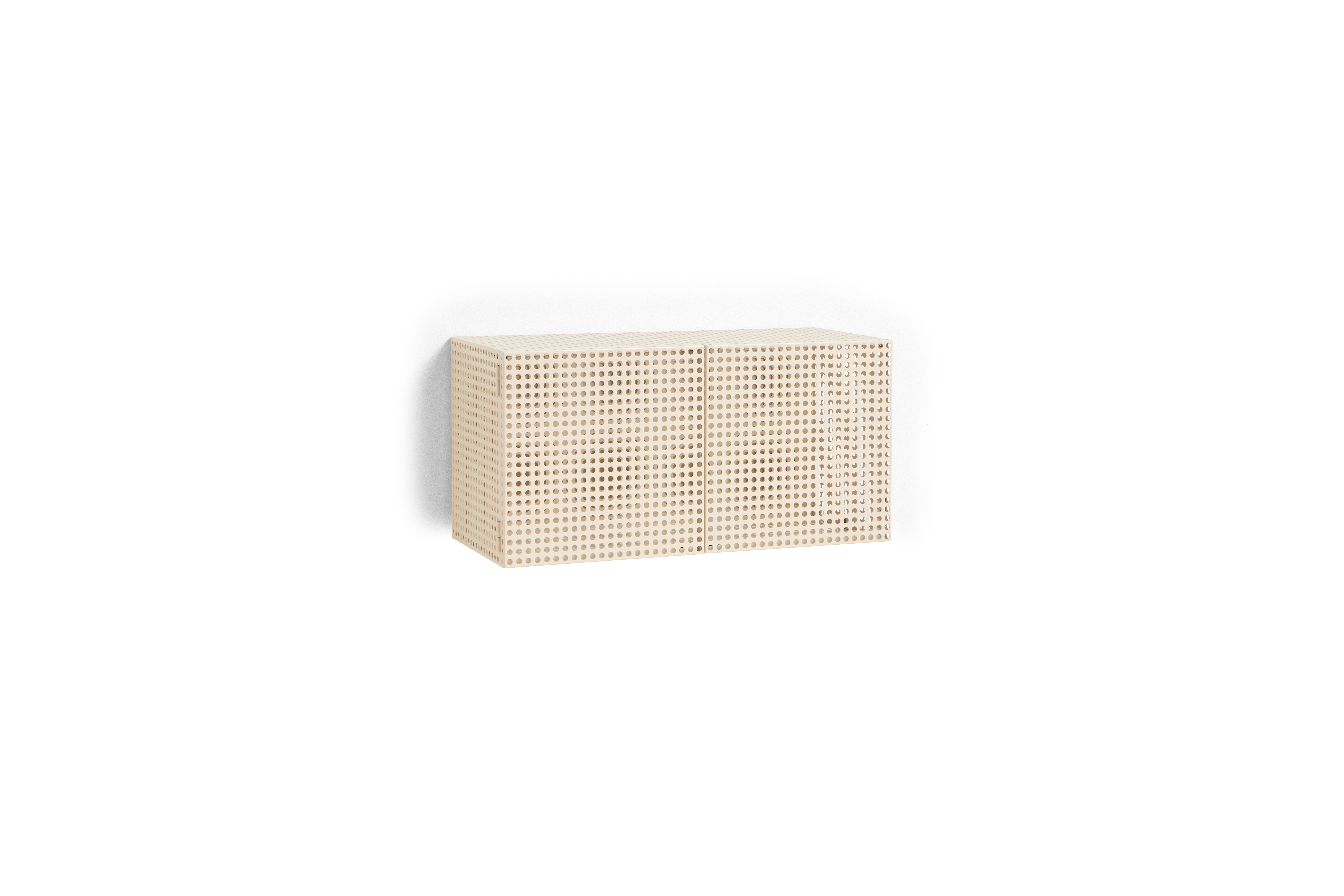 HAY - Perforated Veggskap Lite - H 45cm - Eggeskall - Eggshell - Gratis frakt v:5331702
