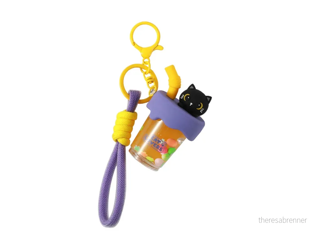 iTotal - Bubble Tea keychain BLACK CAT (XL3076) v:5952615