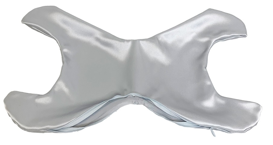 Save My Face - Cover for La Petite 100% Silk Silver - Silver v:5699640