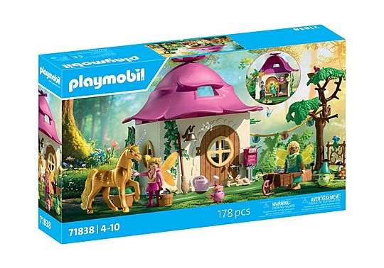 PLAYMOBIL - Cozy Fairy Home with Golden Unicorn (71838) - Gratis frakt v:2269944