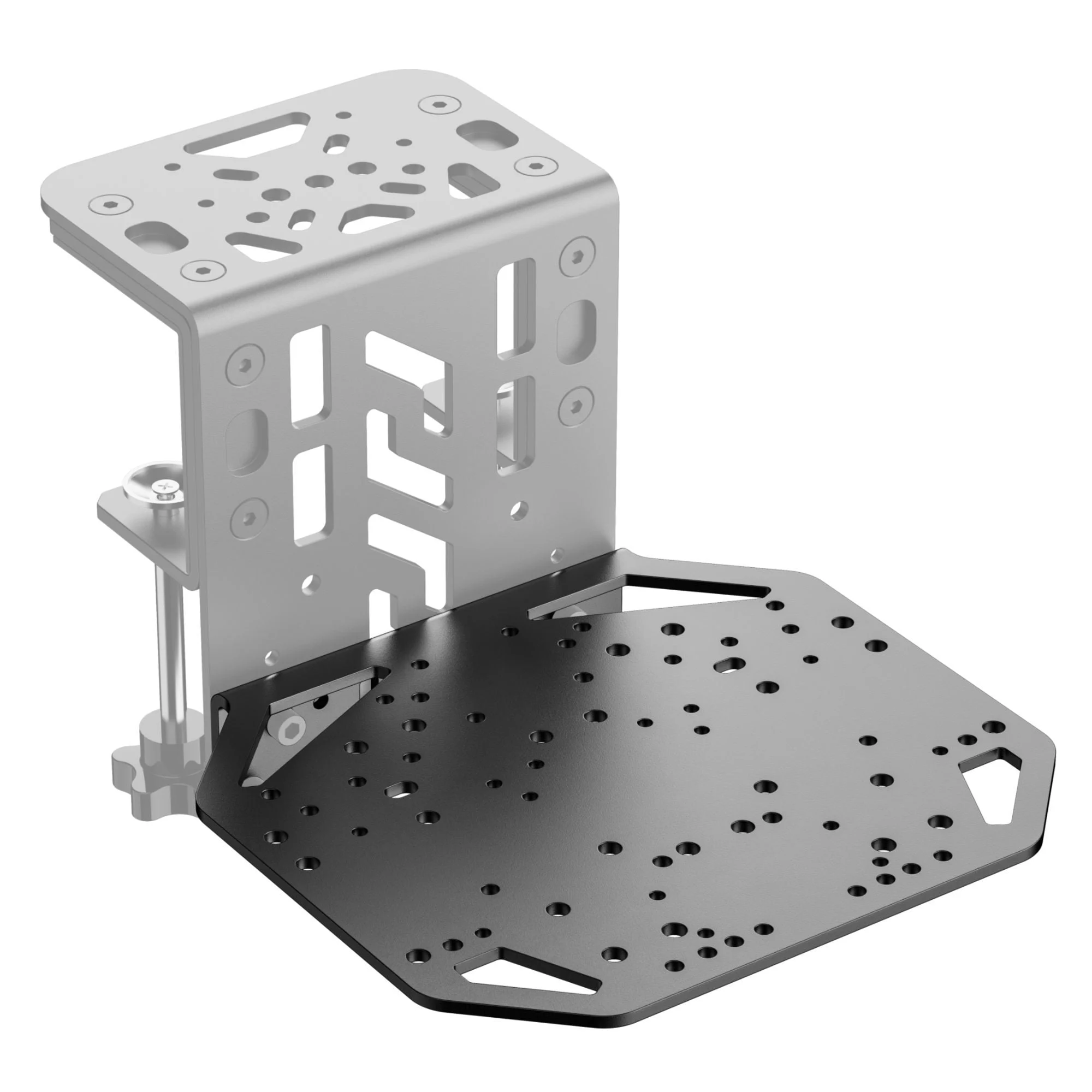 MOZA - Universal Mount Plate for Handbrake + Shifter or Flight, Accessory to AS004 - Black v:9348573