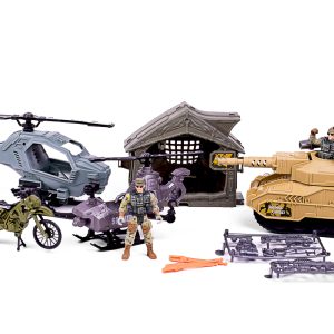 Special Forces – Military set with tank, helicopters, motorbikes and accessories (520373) v:1088224 Special Forces – Military set with tank, helicopters, motorbikes and accessories (520373) v:1088224