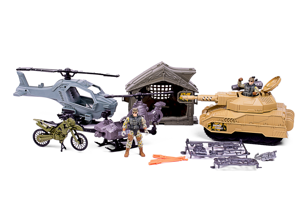 Special Forces - Military set with tank, helicopters, motorbikes and accessories (520373) v:1088224