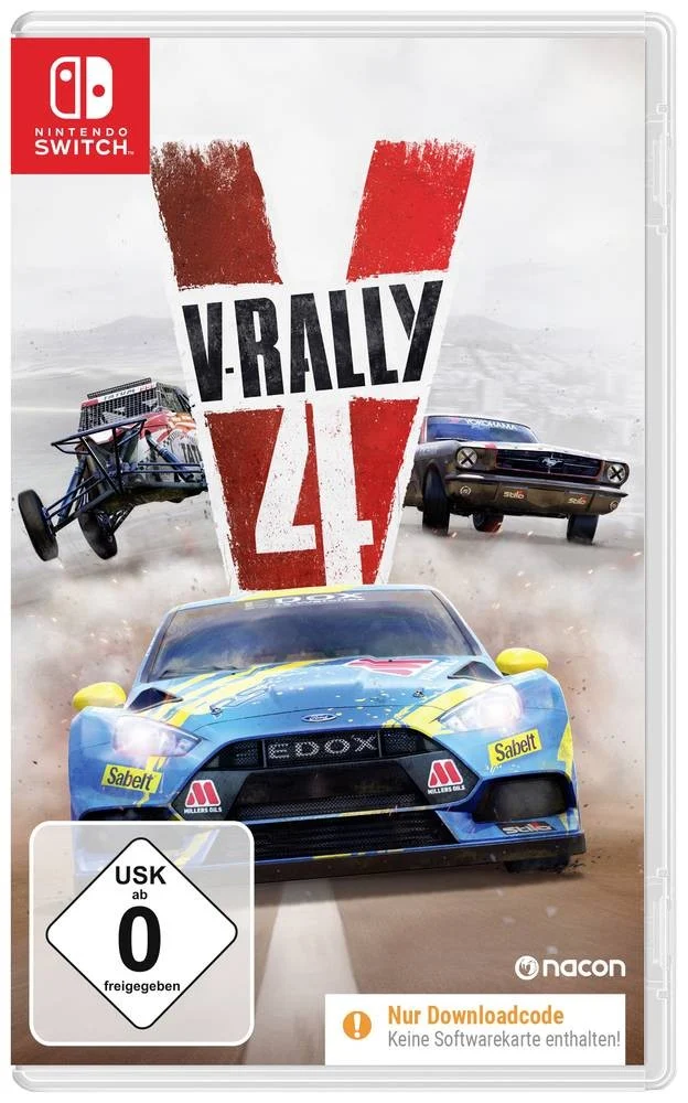 V-Rally 4 (Code in Box) (DE/Multi in Game) - Nintendo Switch - Tysk - Code in a Box v:8356367