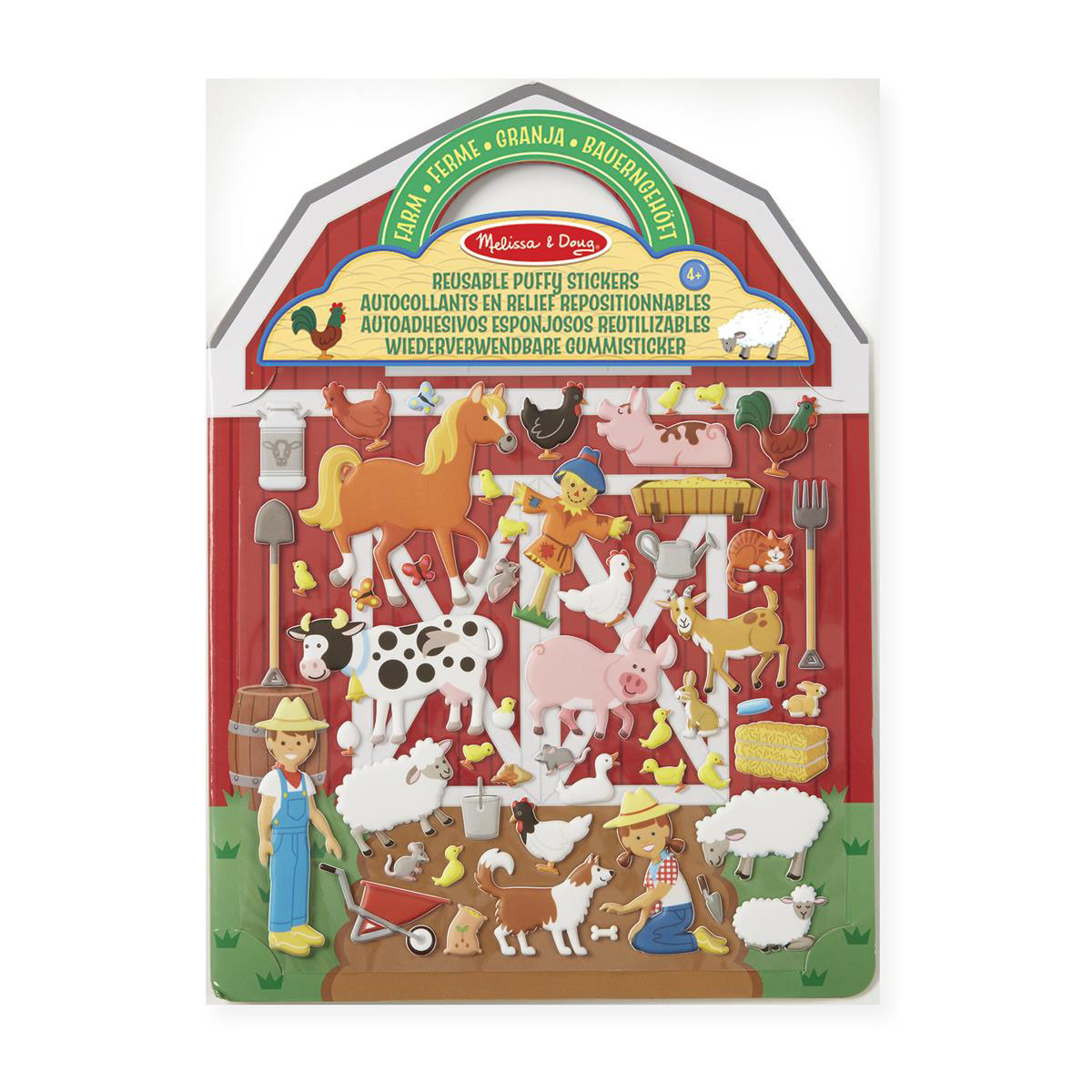 Melissa & Doug – Reusable Puffy Stickers Playset Farm v:8538481 Melissa & Doug – Reusable Puffy Stickers Playset Farm v:8538481