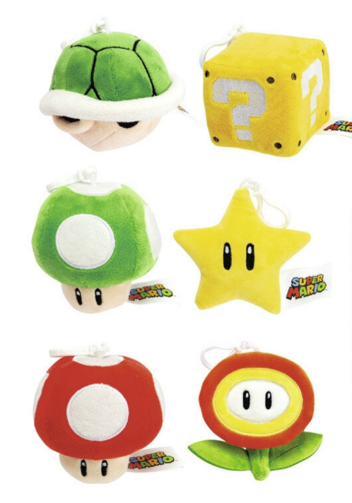 Super Mario - Collectible Plush w. bag clip (109231541) v:1999918