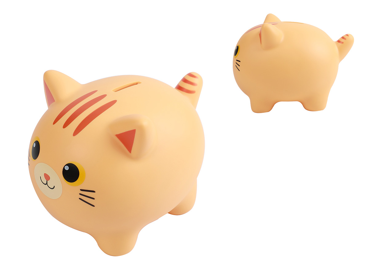 iTotal - Piggy Bank ORANGE TABBY CAT (XL2497M) v:5538763
