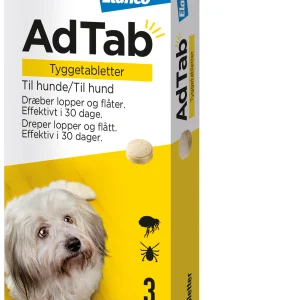 AdTab – Chew tablets for dogs >2.5-5.5 kg 112 mg v:7196935 AdTab – Chew tablets for dogs >2.5-5.5 kg 112 mg v:7196935