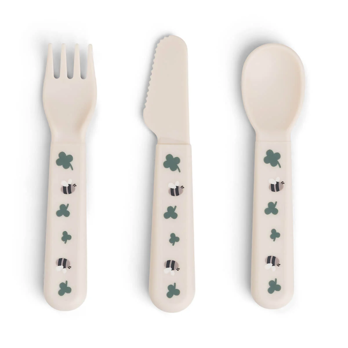 Done by Deer – Foodie cutlery set – Tiny farm Sand – 12 x 2 x 1 cm v:9014521