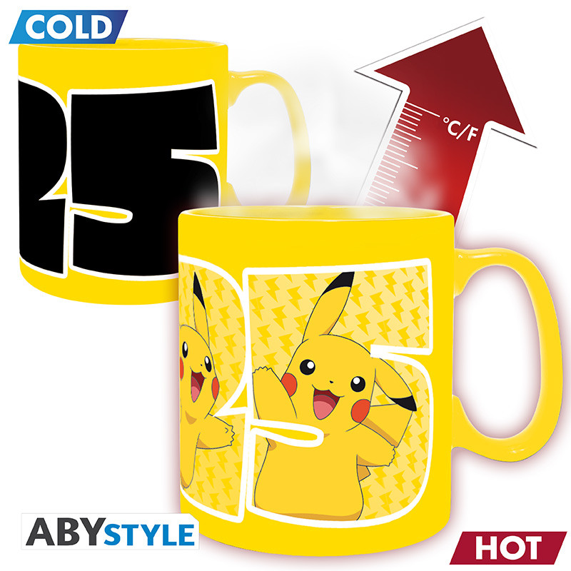 POKEMON - Heat Change Mug - 460 ml - Pikachu 25 v:1297369