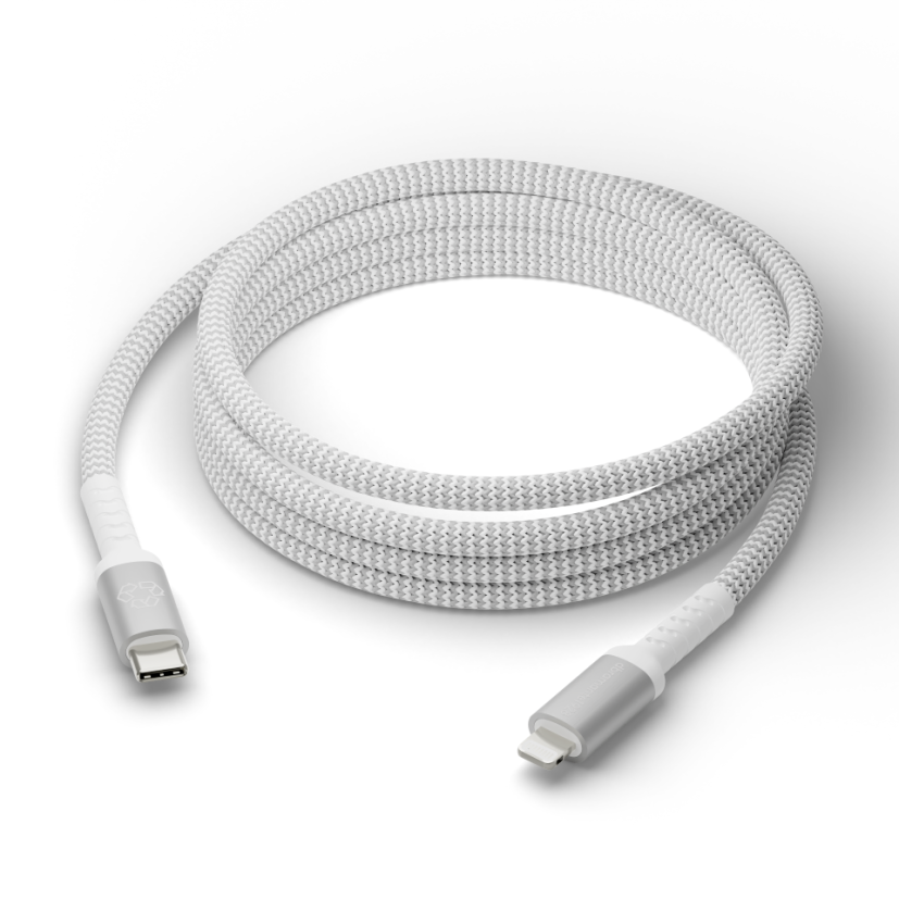 dbramante1928 – Re-charge – BRD Kabel – USB-C til Lightning, 2m – Hvit v:9592237