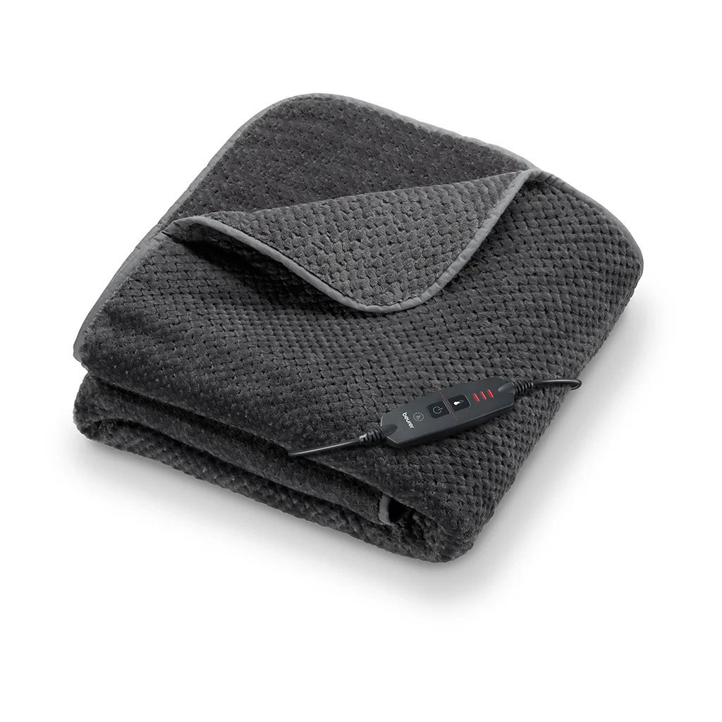 Beurer – Heating Blanket – Grey and Dark Grey – 180 x 130 cm – Gratis frakt v:4925102 Beurer – Heating Blanket – Grey and Dark Grey – 180 x 130 cm – Gratis frakt v:4925102