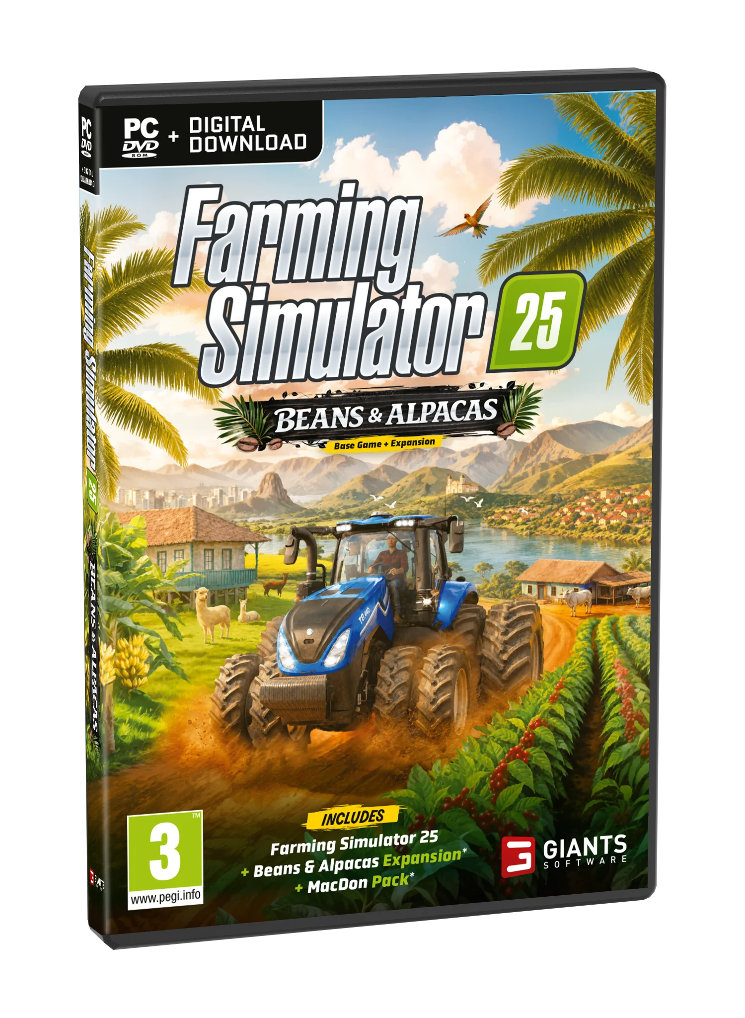 Farming Simulator 25 - Beans & Alpacas Edition - PC - Engelsk - Standard - Gratis frakt v:2048107