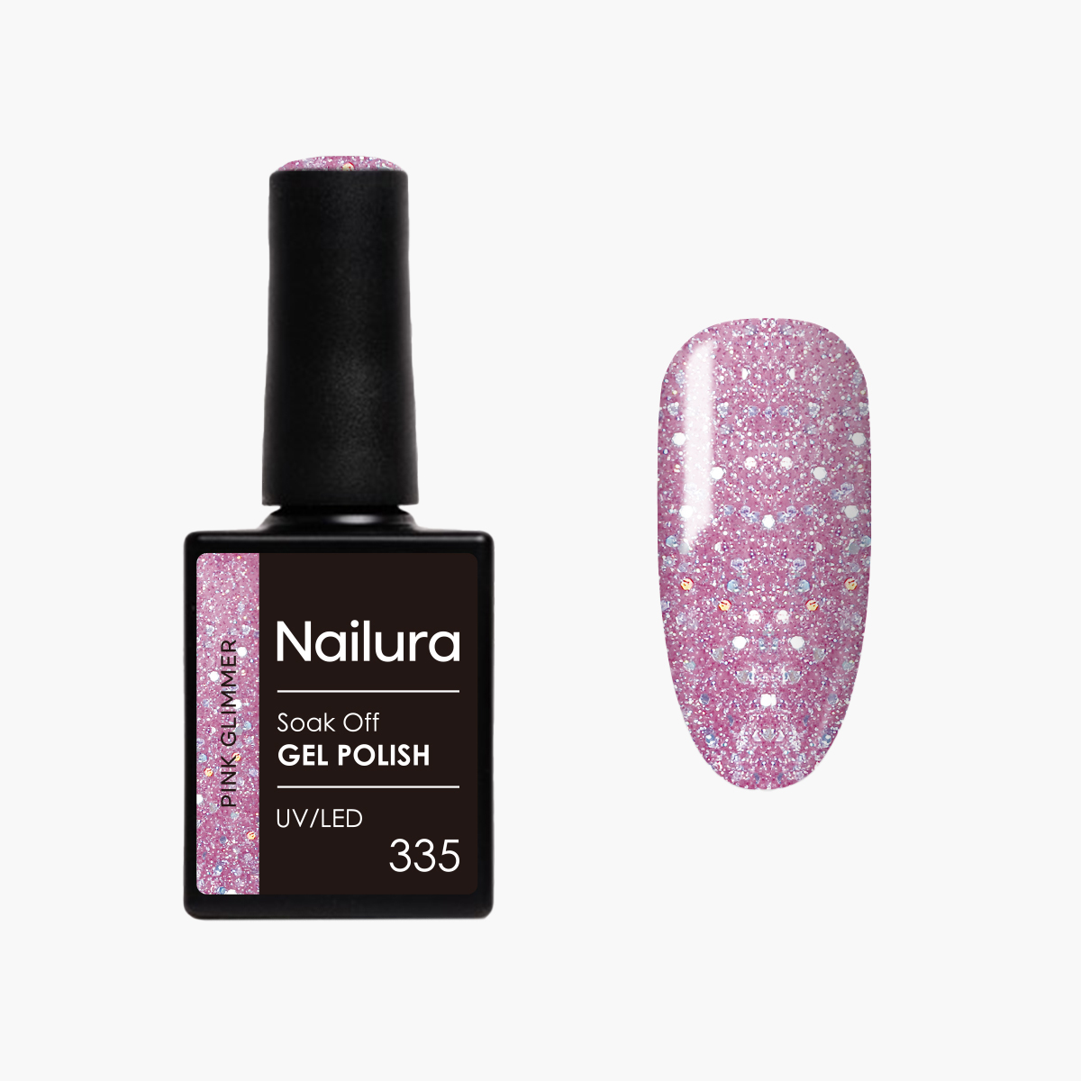 Nailura – Gel Polish 335 – Pink Glimmer – 10 ml – Pink Glimmer v:2459276 Nailura – Gel Polish 335 – Pink Glimmer – 10 ml – Pink Glimmer v:2459276