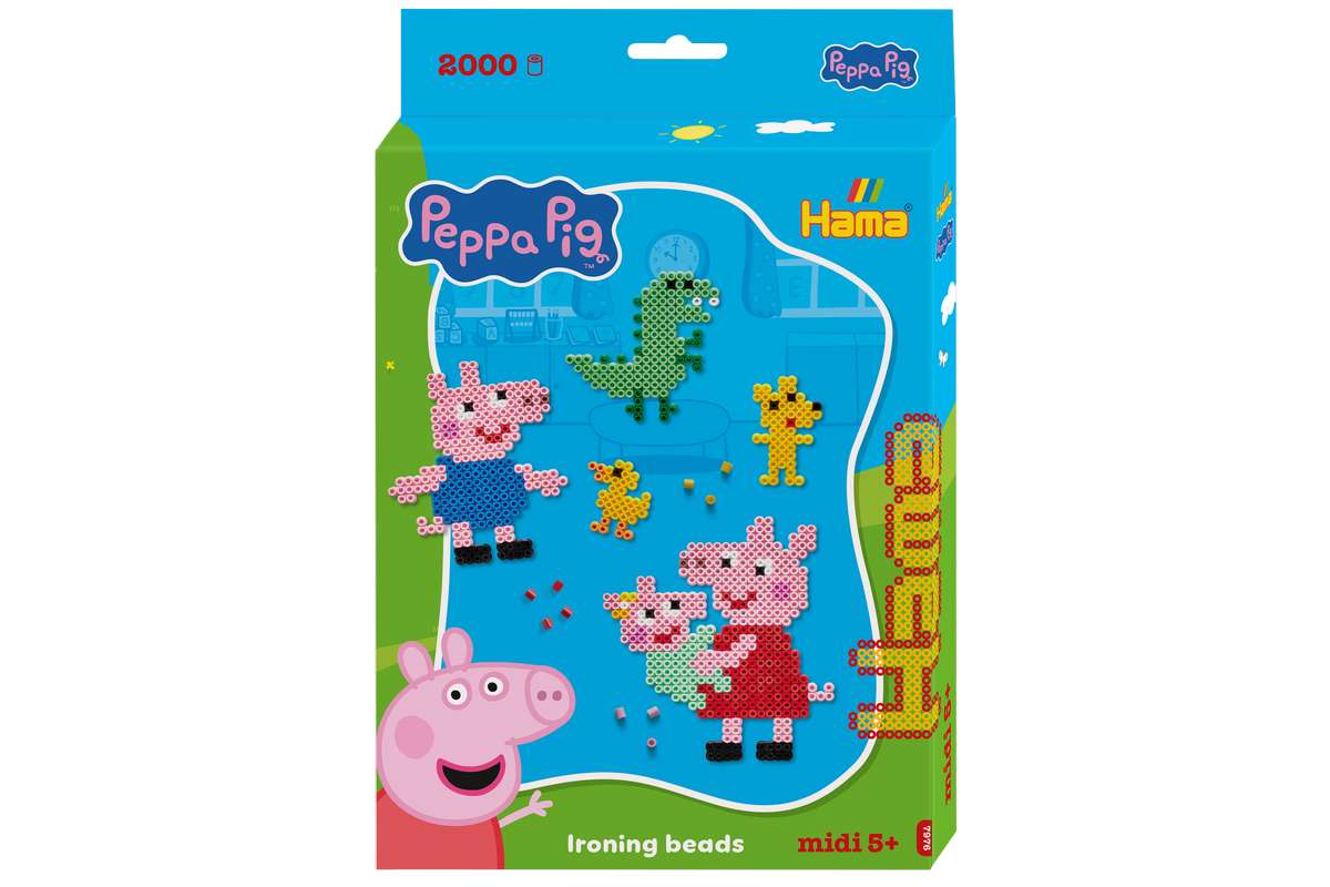 Hama - Midi Hanging box Peppa Pig + Little Sister (387976) v:4913396