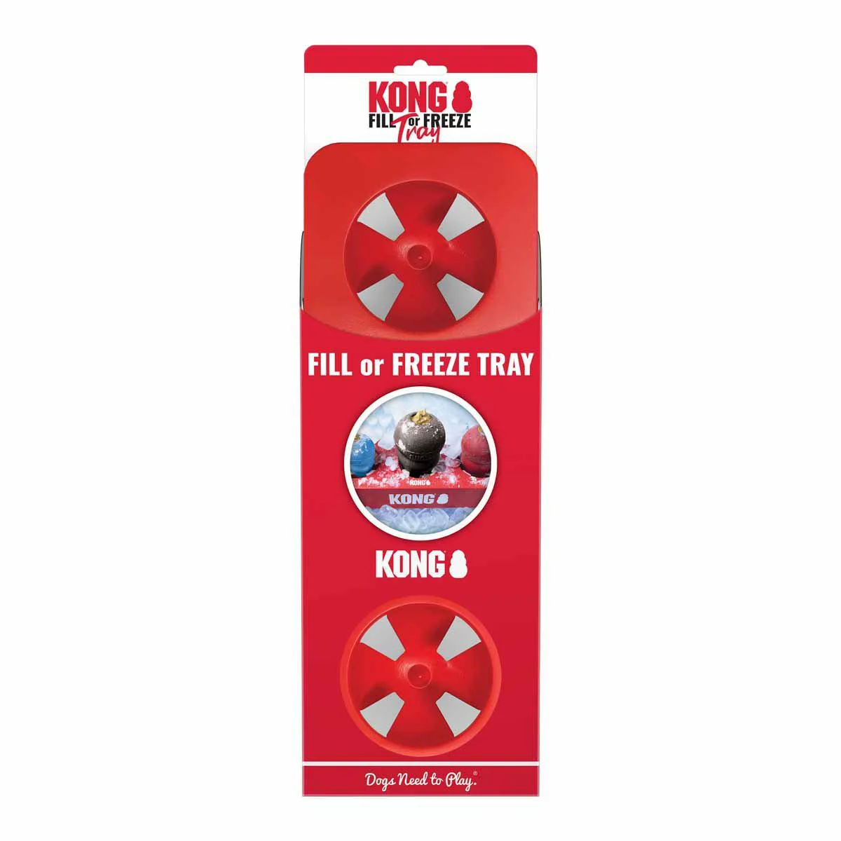 KONG - Fill Or Freeze Tray - 35X13,5X7Cm v:2154420