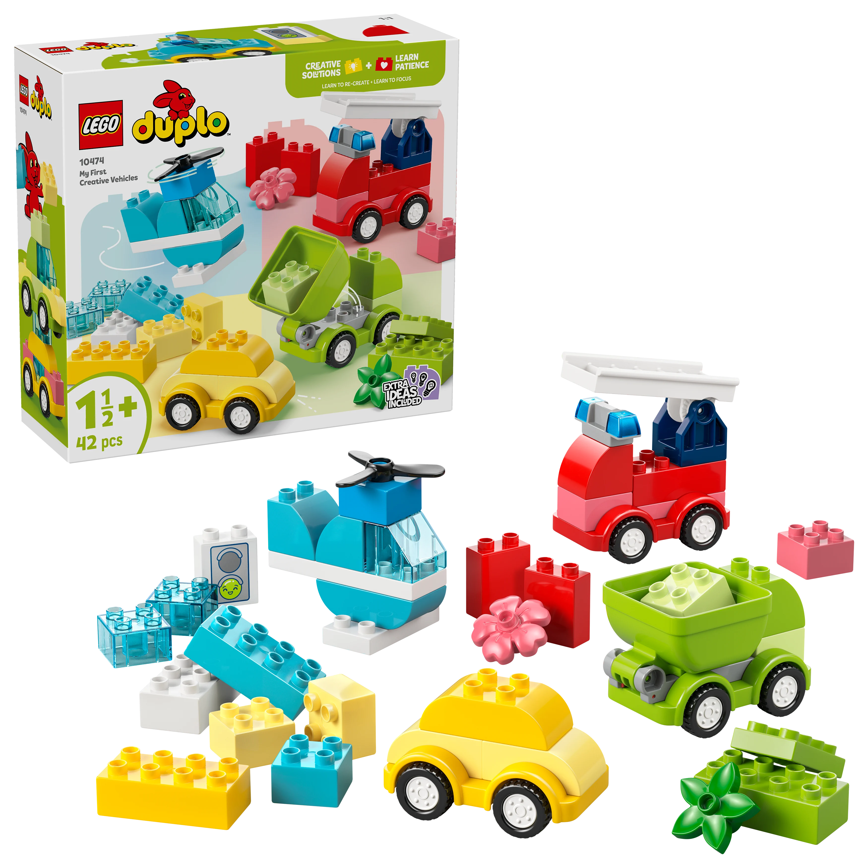 LEGO – DUPLO My First – Kreative kjøretøy (10474) v:3591354 LEGO – DUPLO My First – Kreative kjøretøy (10474) v:3591354