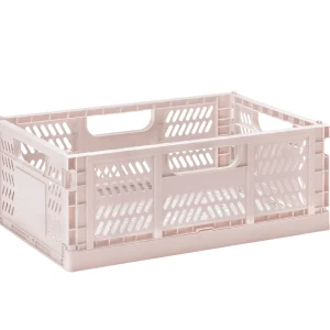 3 Sprouts – Modern Folding Crate Large Pink – Pink v:9221856