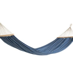 HAY – Outdoor Market Hengekøye – Blå med Beige Stripe – Blue & Beige – Gratis frakt v:4468473
