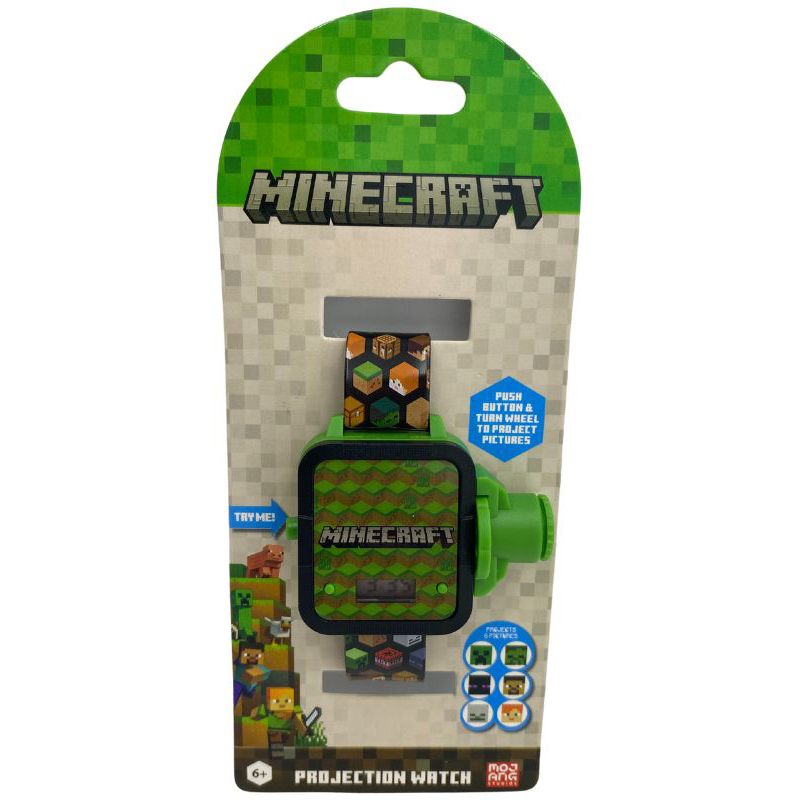 Accutime – Projektor Klokke LCD Minecraft v:9963121