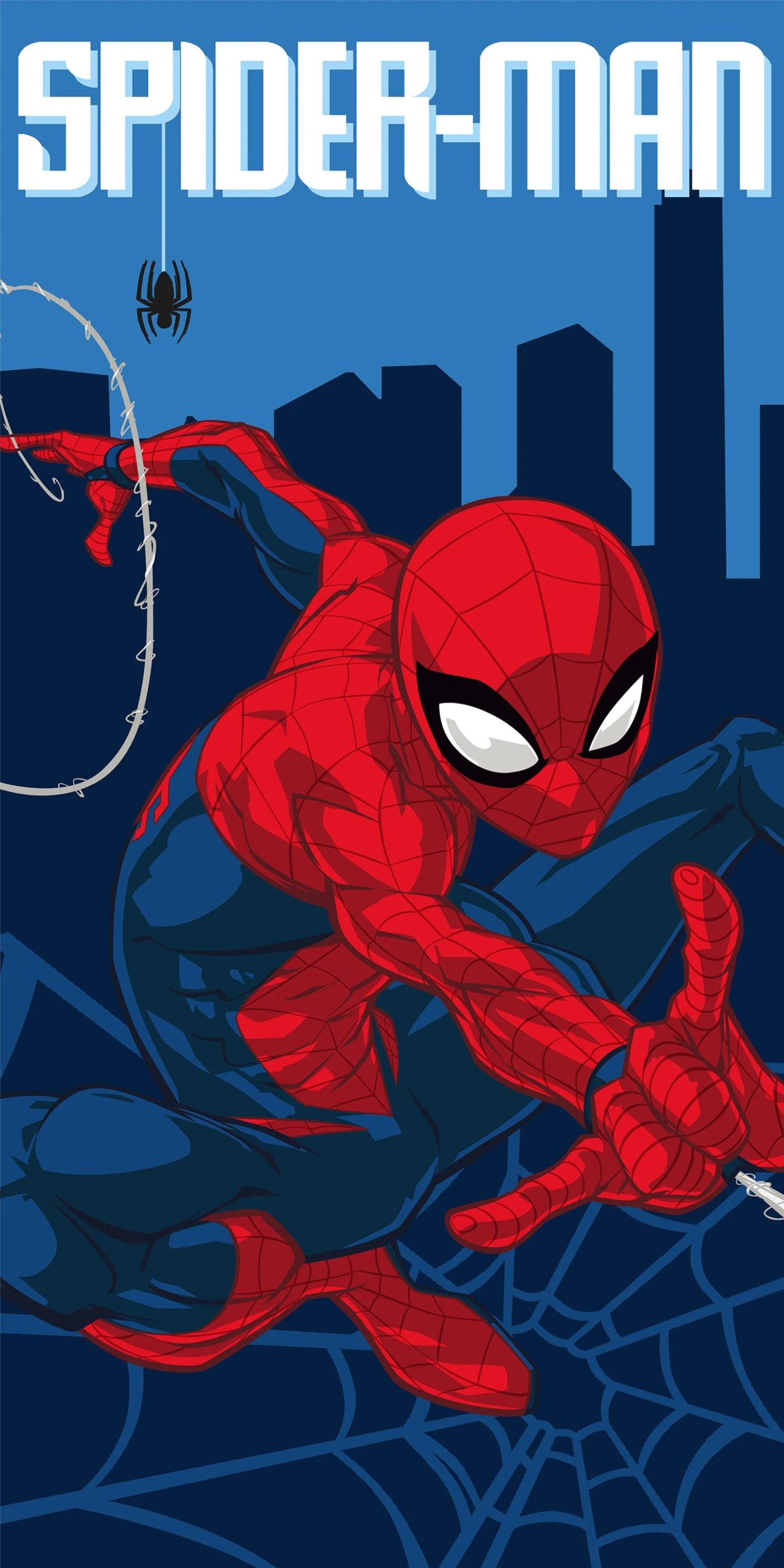 Spider-Man – Badehåndkle – 70x140 cm v:7242617