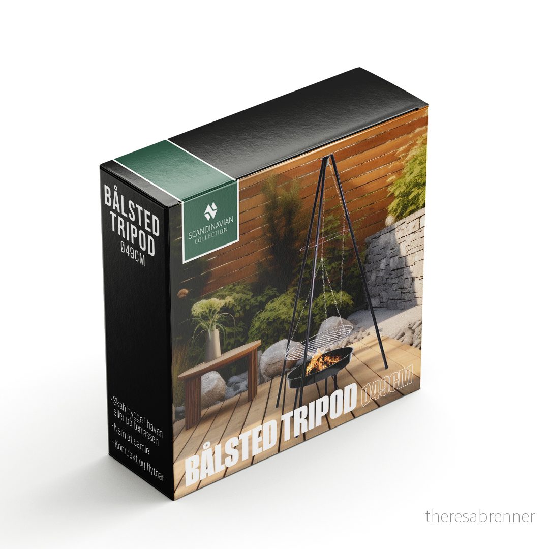 Scandinavian Collection - Fire Pit Tripod - Ø49cm - Gratis frakt v:2718845