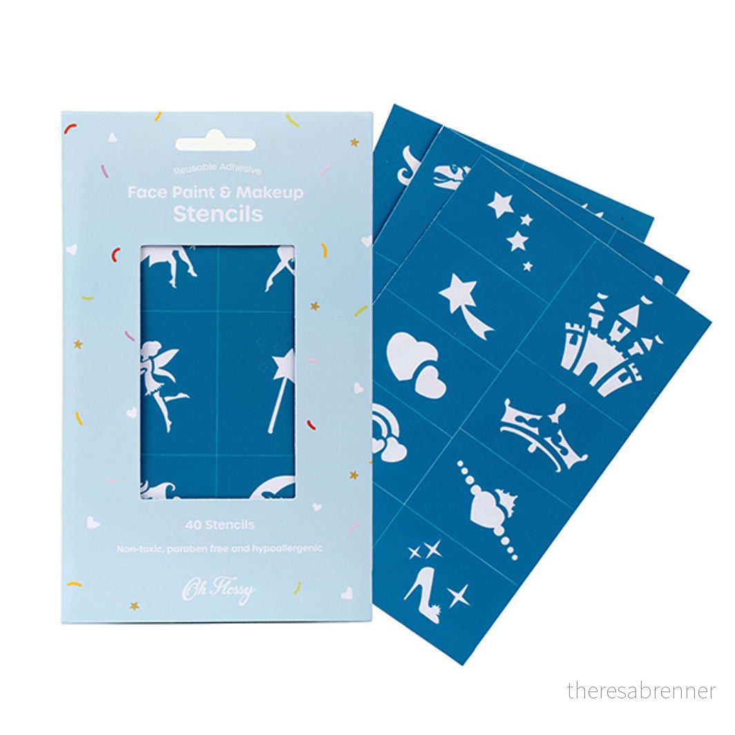 Oh Flossy – Reusable Adhesive Face Paint and Makeup Stencils (FL137968) v:1059503
