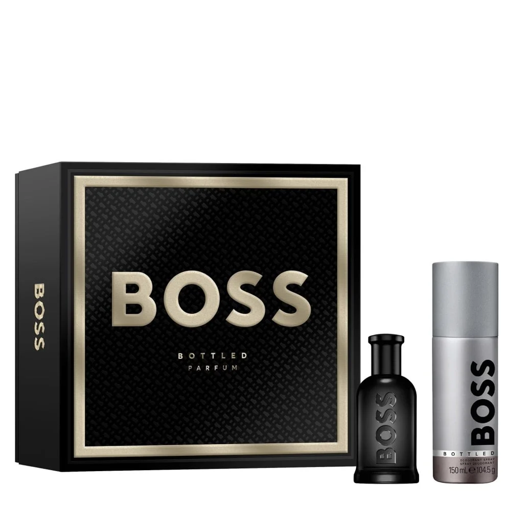 Hugo Boss - Bottled Parfum EDP 50 ml + Deo 150 ml - Giftset - Gratis frakt v:5327646