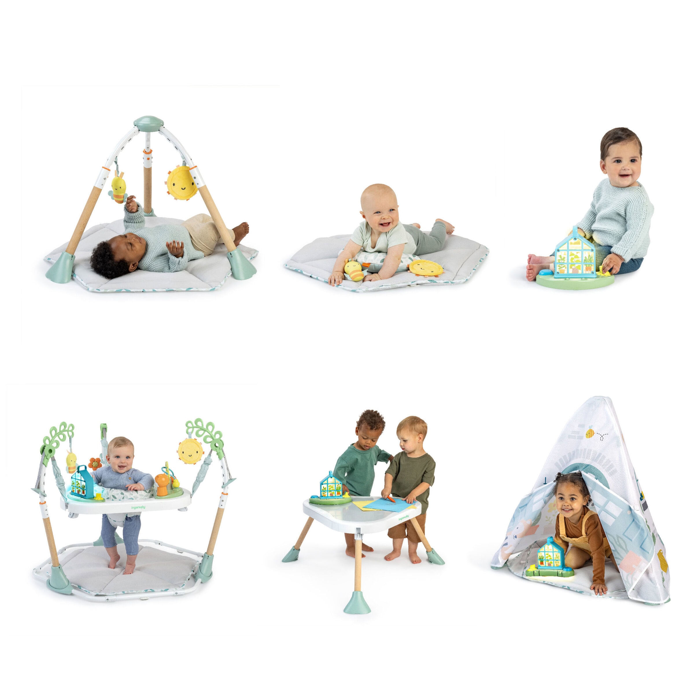 Ingenuity - Tummy to Toes™ 6-in-1 Milestones Center - (IN-16904) - Gratis frakt v:2606795