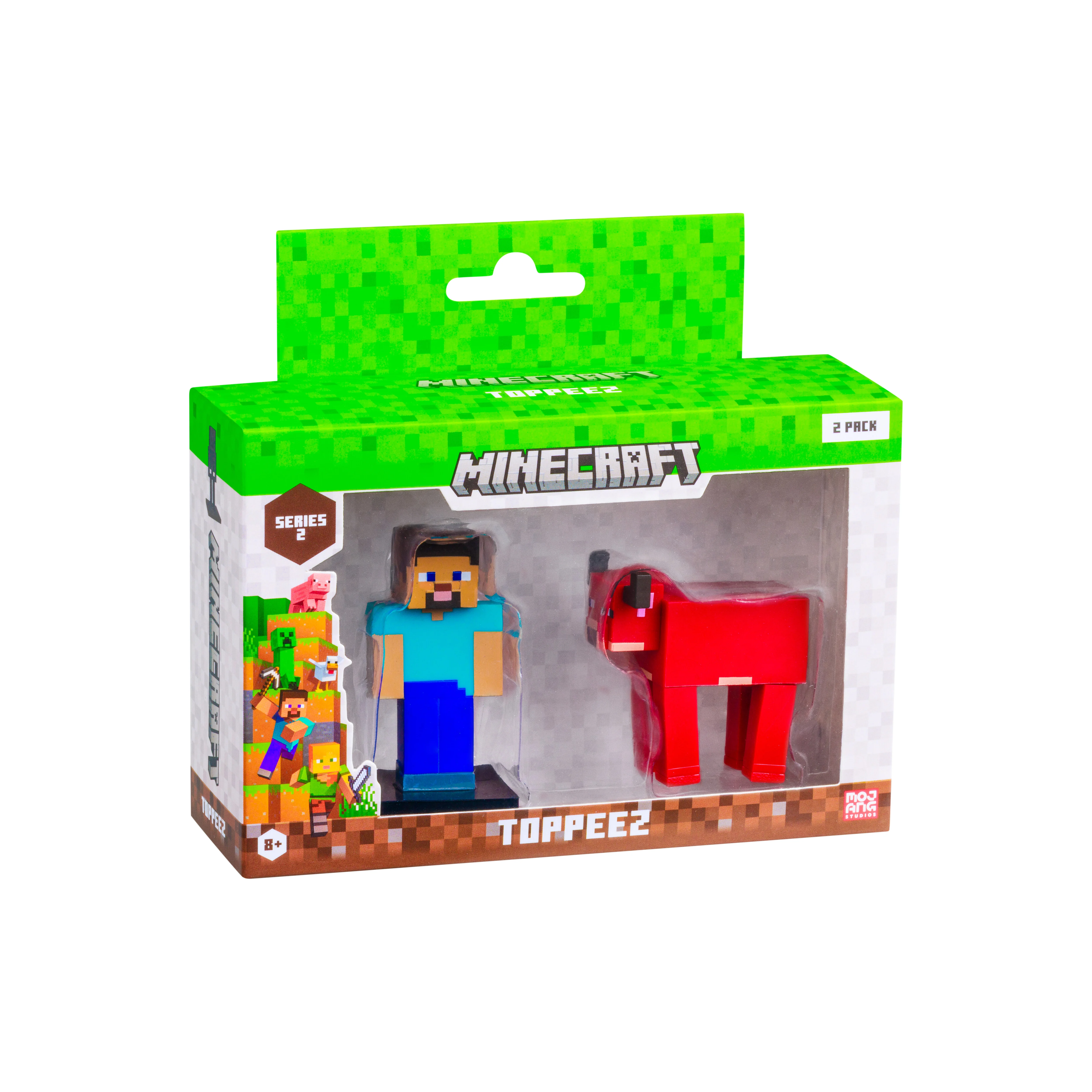 Minecraft – 3D 6 cm Figure 2 pack S2 – Steve and Mooshroom – Steve and Mooshroom – Minecraft v:9709251 Minecraft – 3D 6 cm Figure 2 pack S2 – Steve and Mooshroom – Steve and Mooshroom – Minecraft v:9709251