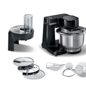 Bosch – MUMS2EB01 Multifunksjonell Kjøkkenmaskin – 3,8 L Bolle – 700 W – Svart – Gratis frakt v:1475308 Bosch – MUMS2EB01 Multifunksjonell Kjøkkenmaskin – 3,8 L Bolle – 700 W – Svart – Gratis frakt v:1475308