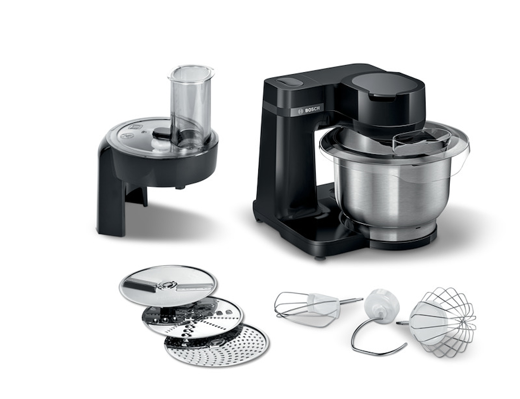 Bosch – MUMS2EB01 Multifunksjonell Kjøkkenmaskin – 3,8 L Bolle – 700 W – Svart - Gratis frakt v:1475308