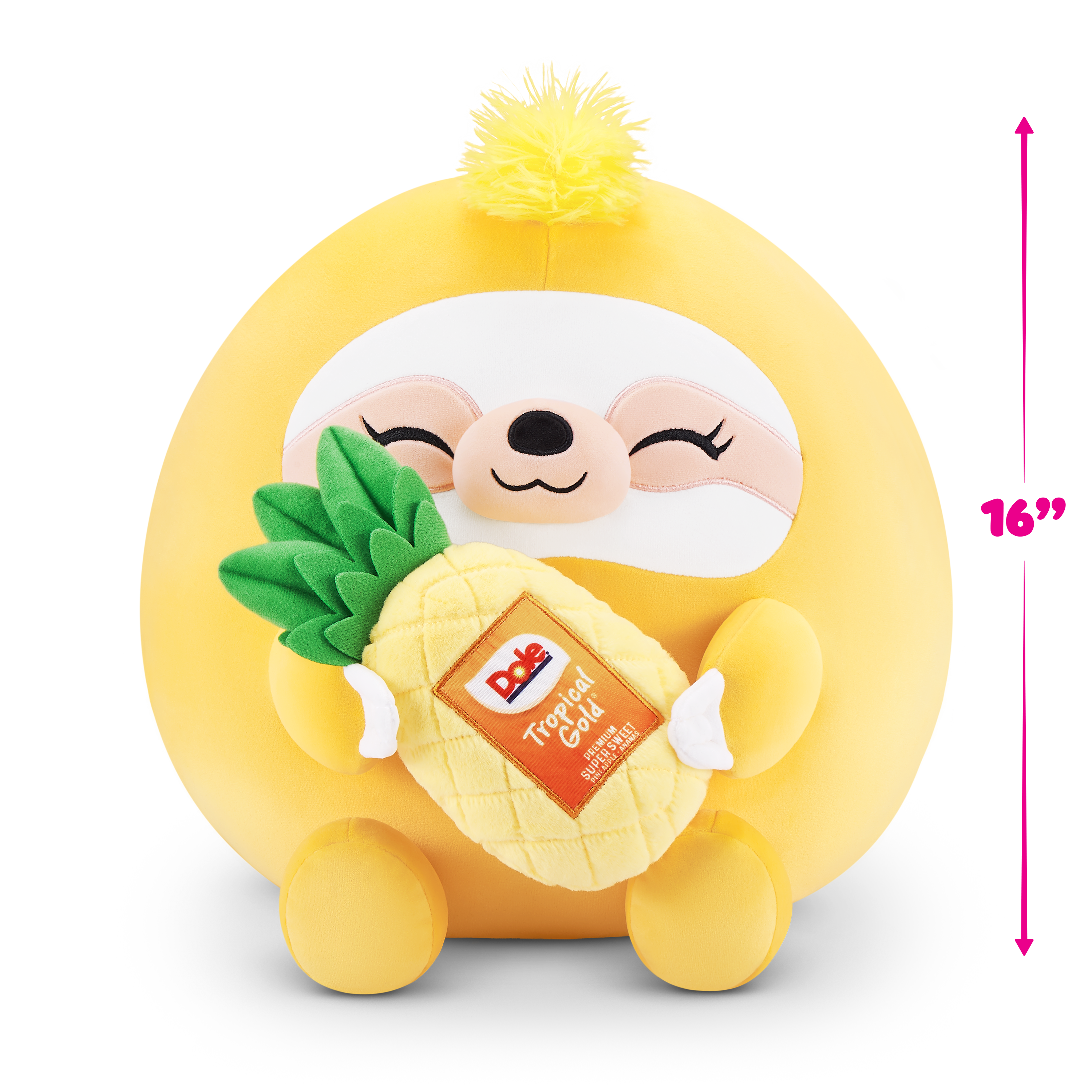 Snackles – Medium Series 2. 38 cm (77606) – Dole – Ananas – Teddy Bear v:9542879