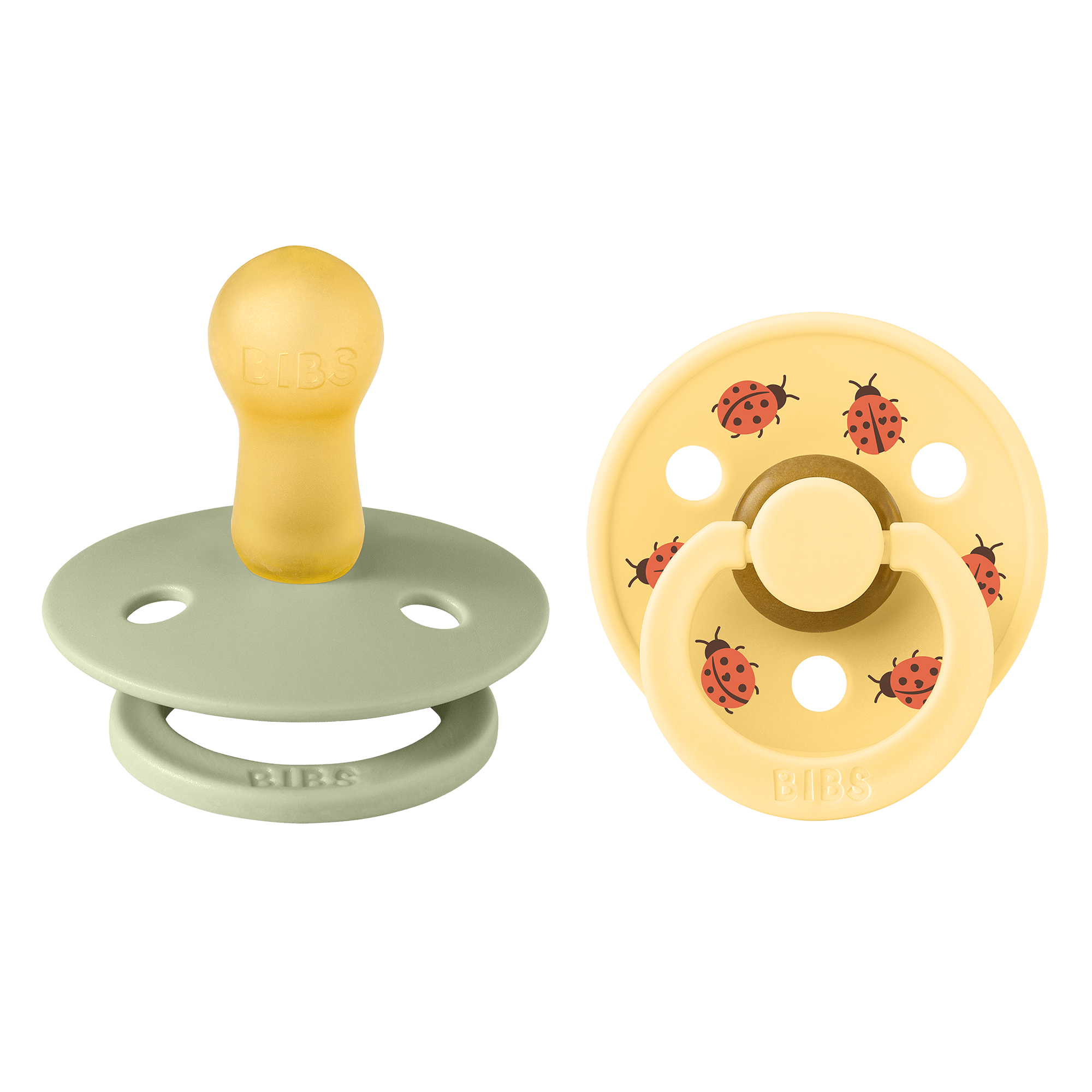 BIBS – Pacifier Studio Colour 2 PACK Ladybug Latex – Sage – Size 2 v:8263642 BIBS – Pacifier Studio Colour 2 PACK Ladybug Latex – Sage – Size 2 v:8263642