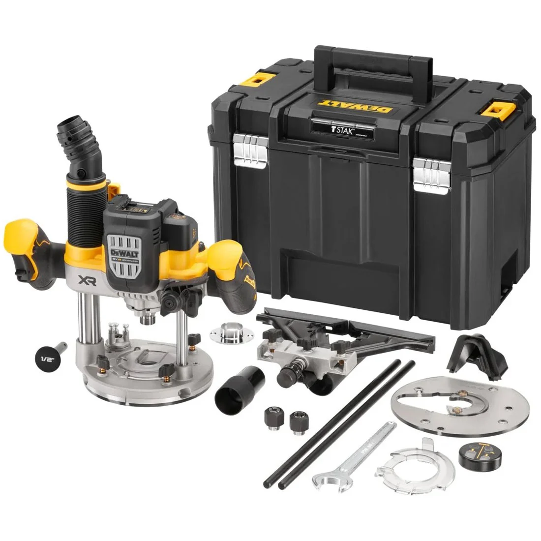 Dewalt - DCW620NT 18V XR Brushless 1/2" Plunge Router (Body Only) - Gratis frakt v:9001528