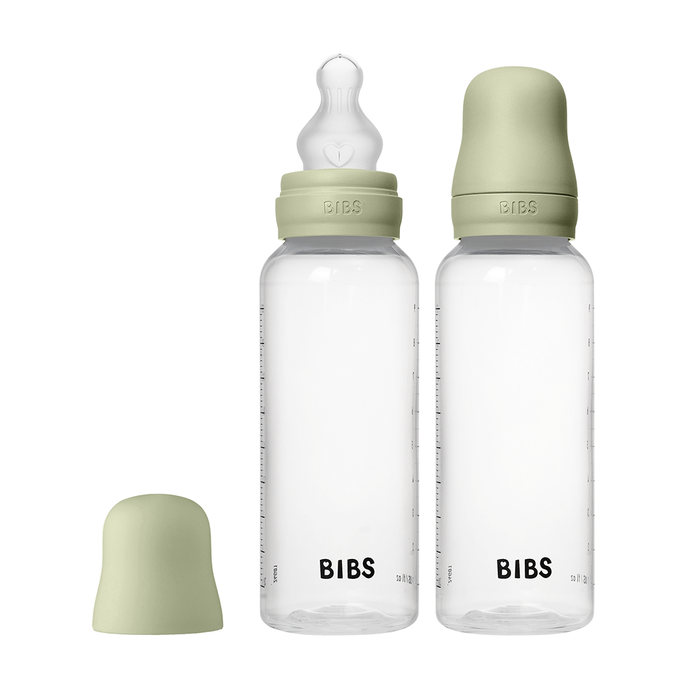 BIBS – Baby Bottle Round Silicone 2 Pack Medium Flow – Sage – 270 ml v:5020128 BIBS – Baby Bottle Round Silicone 2 Pack Medium Flow – Sage – 270 ml v:5020128