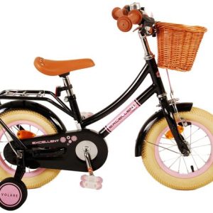 Volare – Children's bicycle 12" – Excellent w/ basket Black (51224) – Gratis frakt v:7046692 Volare – Children's bicycle 12" – Excellent w/ basket Black (51224) – Gratis frakt v:7046692