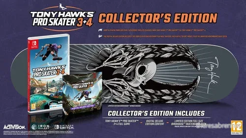 Tony Hawk's Pro Skater 3 + 4 Collectors Edition - Nintendo Switch - Engelsk - Collector's Edition - Gratis frakt v:4333857