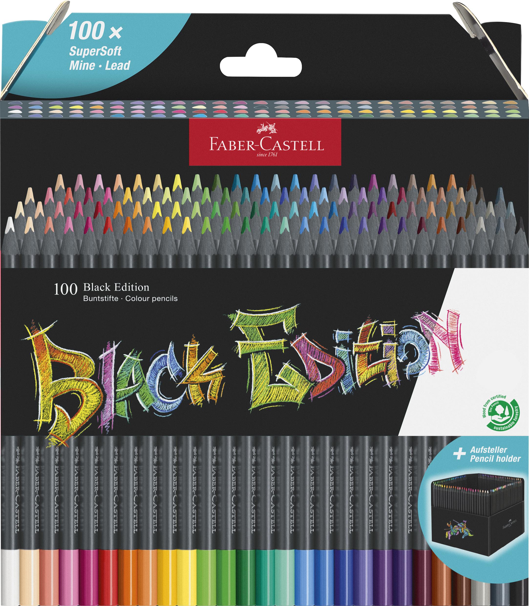 Faber-Castell - Colour pencils Black Edition (100 pcs) (116411) v:4868367