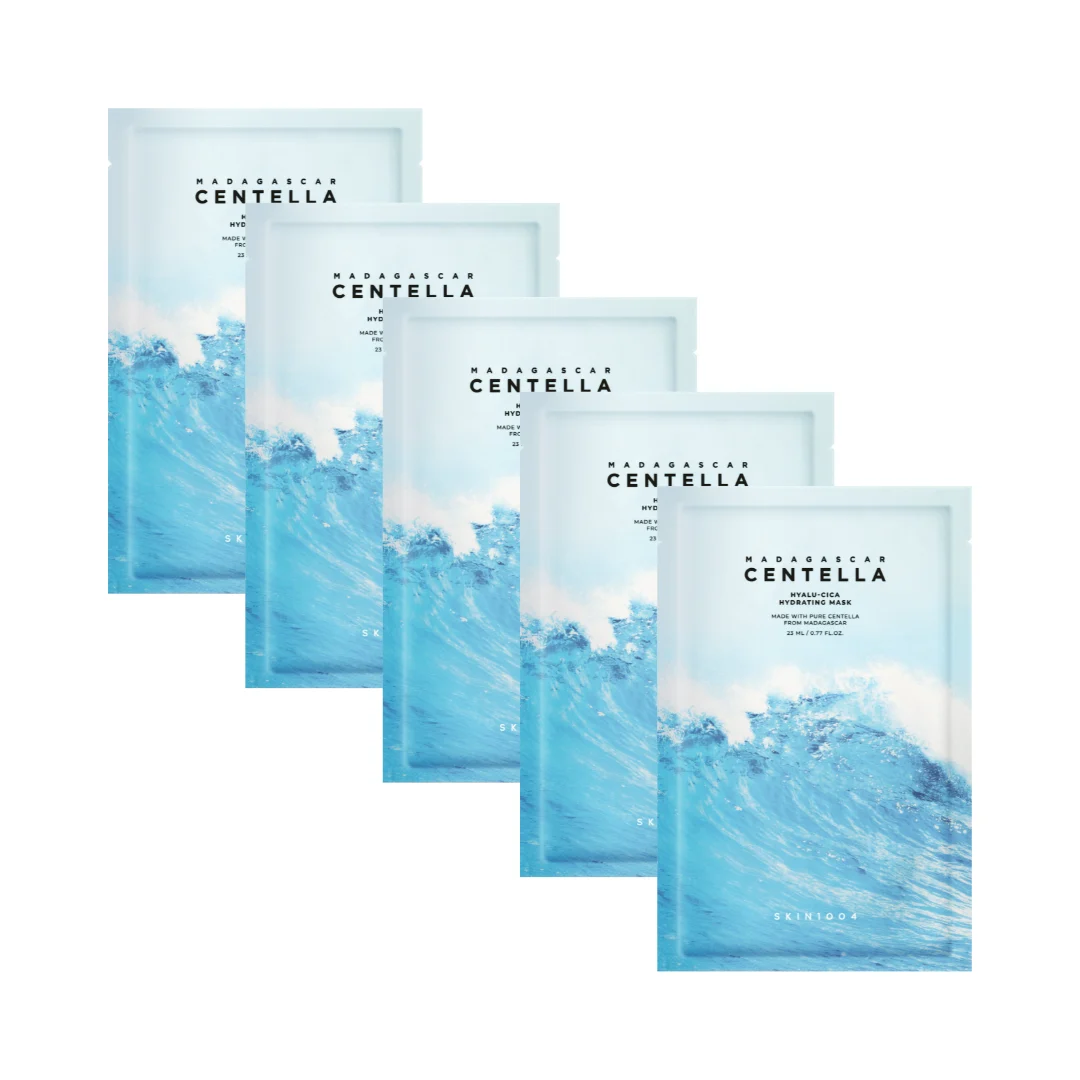 SKIN1004 - Madagascar Centella Hyalu-Cica Hydrating Mask - 5pcs v:5818764