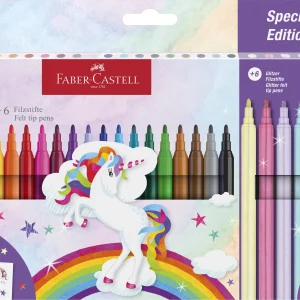 Faber-Castell – Felt-tip pen unicorn 18+6 + stickers (554221) v:4695278 Faber-Castell – Felt-tip pen unicorn 18+6 + stickers (554221) v:4695278