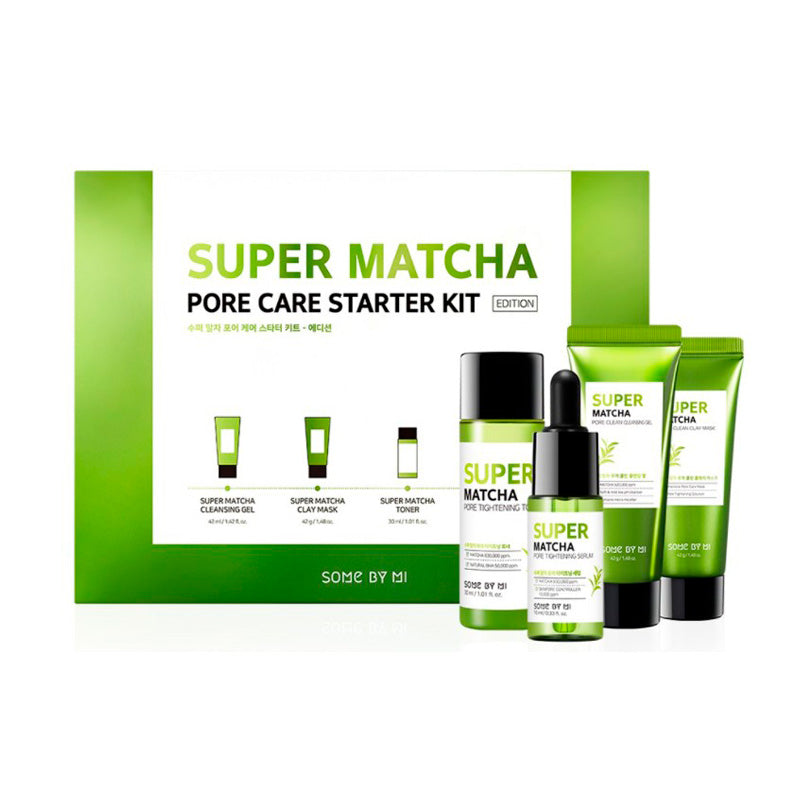 Some By Mi - Super Matcha Pore Care Starter Kit Travel-sized Gaveboks v:6432173