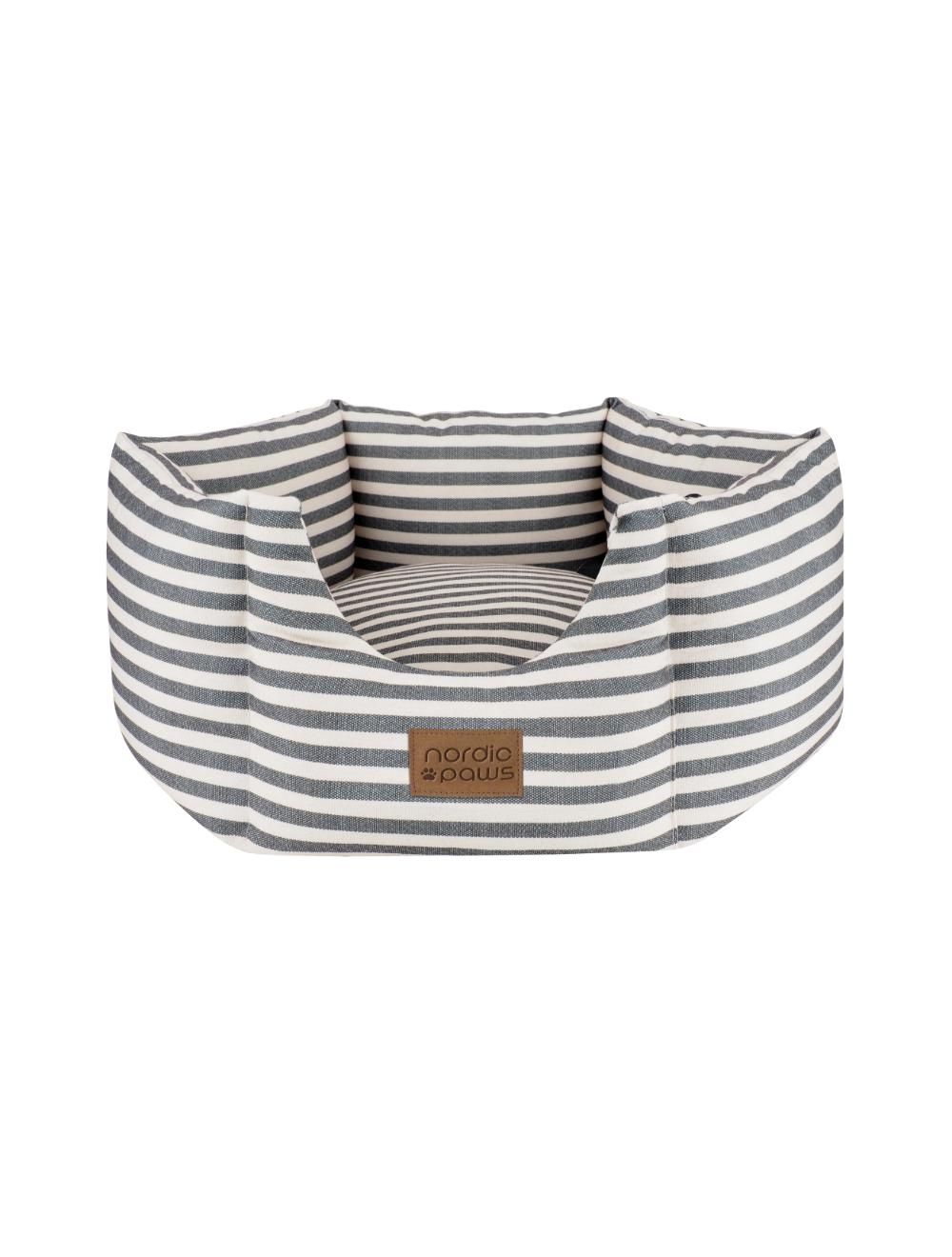 Nordic paws - Bailey Dogbed - Grey - S - 55 x 55 x 24 cm - Gratis frakt v:2412368