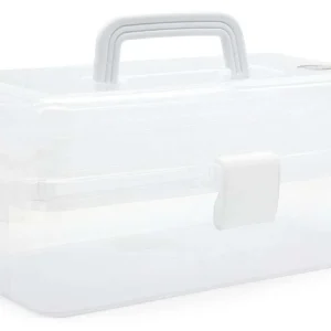 TOYMAX – Storage box with 2 shelves, 31 x 14.2 x 17.5 cm, clear (714225) v:2114418 TOYMAX – Storage box with 2 shelves, 31 x 14.2 x 17.5 cm, clear (714225) v:2114418