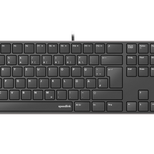 Speedlink – RIVA Slim Metal Scissor Keyboard, black – DE Layout v:6131881 Speedlink – RIVA Slim Metal Scissor Keyboard, black – DE Layout v:6131881