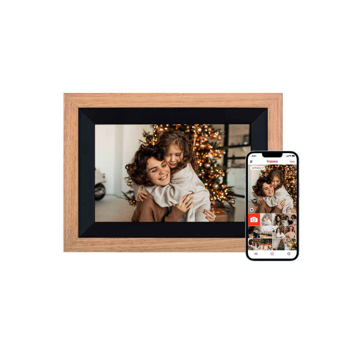 Rollei – Smartere bilderamme – 25 cm diagonal – Wi-Fi – Appkontroll – Treramme – Modell 105 – 25,5 cm – Gratis frakt v:9970404 Rollei – Smartere bilderamme – 25 cm diagonal – Wi-Fi – Appkontroll – Treramme – Modell 105 – 25,5 cm – Gratis frakt v:9970404
